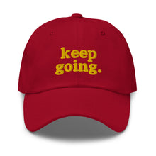 Load image into Gallery viewer, Keep Going Bubble Dad hat