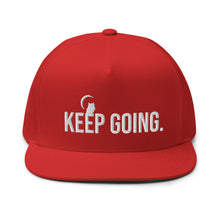 Load image into Gallery viewer, Keep Going Flat Bill Cap