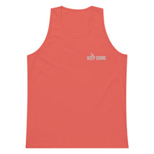Load image into Gallery viewer, Keep Going Embroidered Men’s tank top