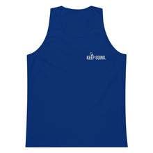 Load image into Gallery viewer, Keep Going Embroidered Men’s tank top