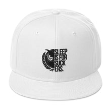 Load image into Gallery viewer, Black Logo Snapback Hat