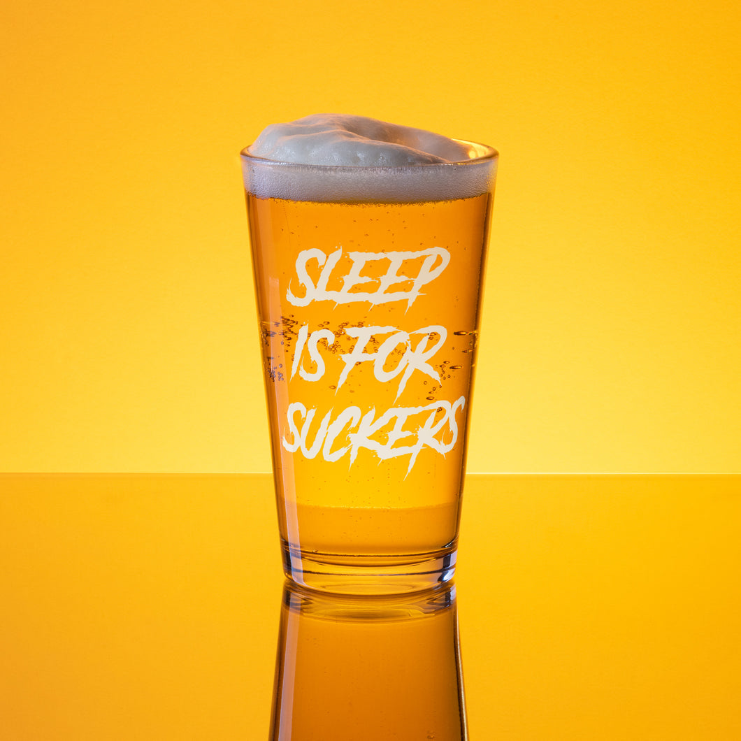 Sleep Pint glass