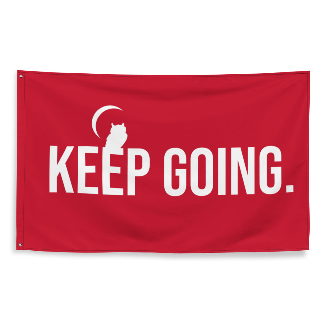 Red Keep Going Flag