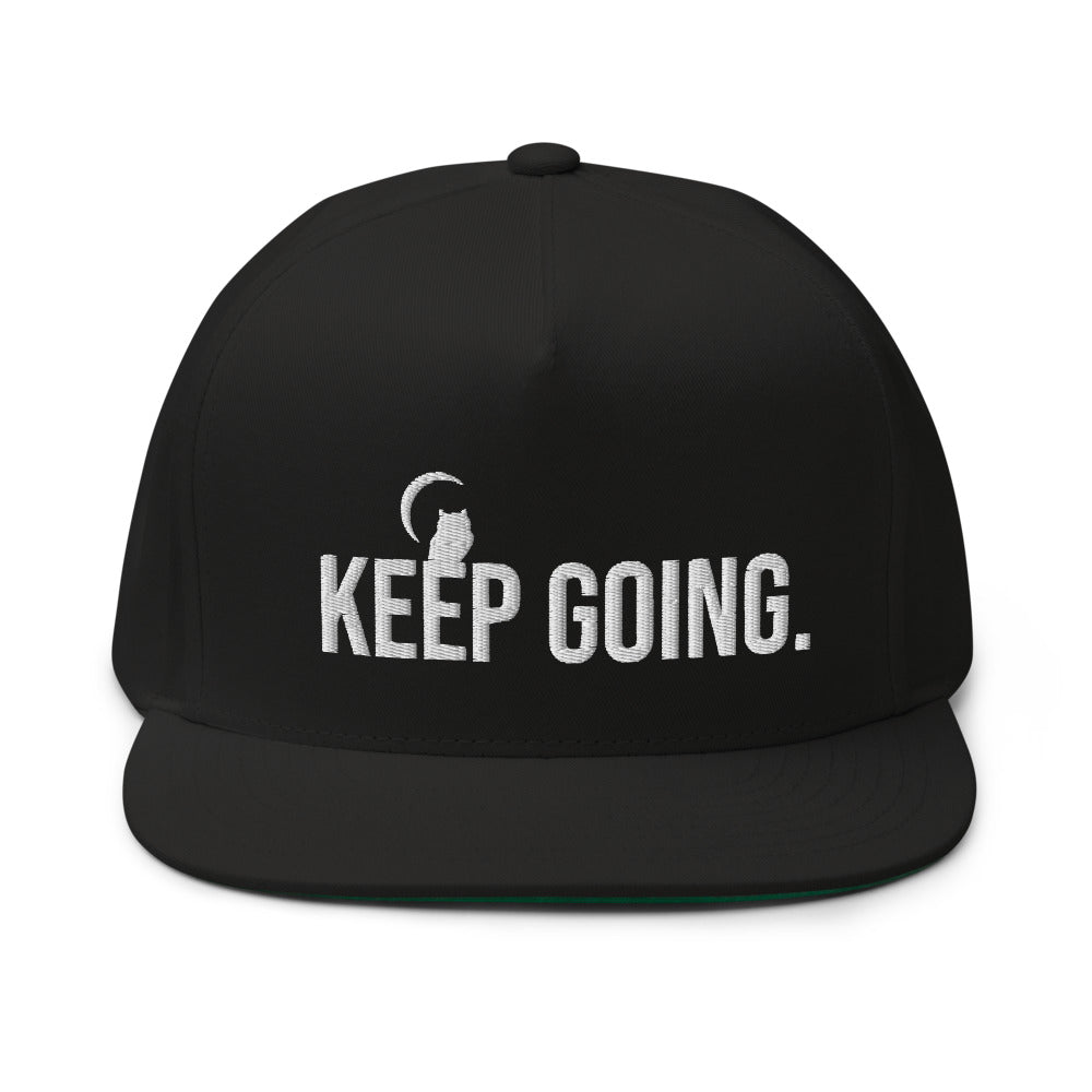 Keep Going Flat Bill Cap