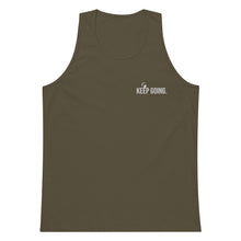 Load image into Gallery viewer, Keep Going Embroidered Men’s tank top
