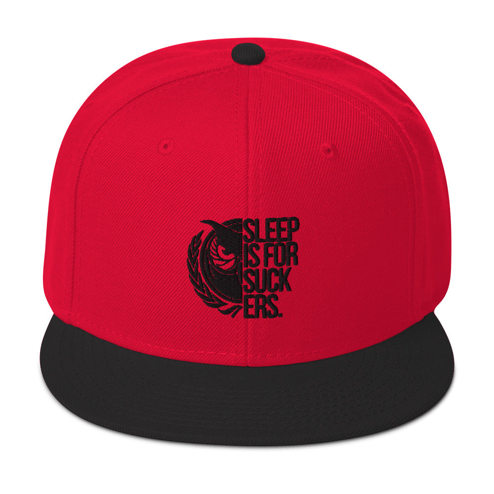 Black Logo Snapback Hat